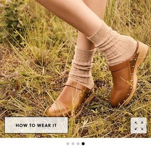 J Crew convertible leather clogs